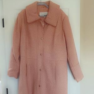 1X Wool Pale Pink Wool Jessica Simpson  Pea Coat